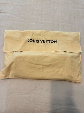 Louis Vuitton Red Striped Canvas Interior Tote Trim